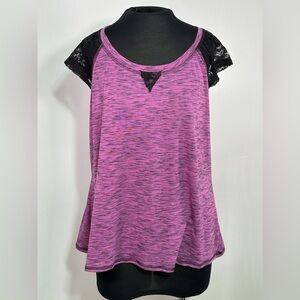 George Pajama Top Color Pink And Black Stripped Size XL/XG 16-18